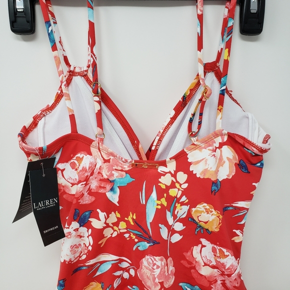 Ralph Lauren Bright Floral One Piece Swimsuit NWT - Picture 6 of 9